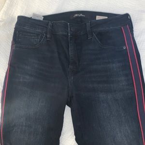 MAVI jeans - with red side stripe